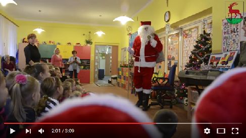 Miniatura filmu: Odc.4 Święty Mikołaj odwiedził dzieci w przedszkolach i szkole 