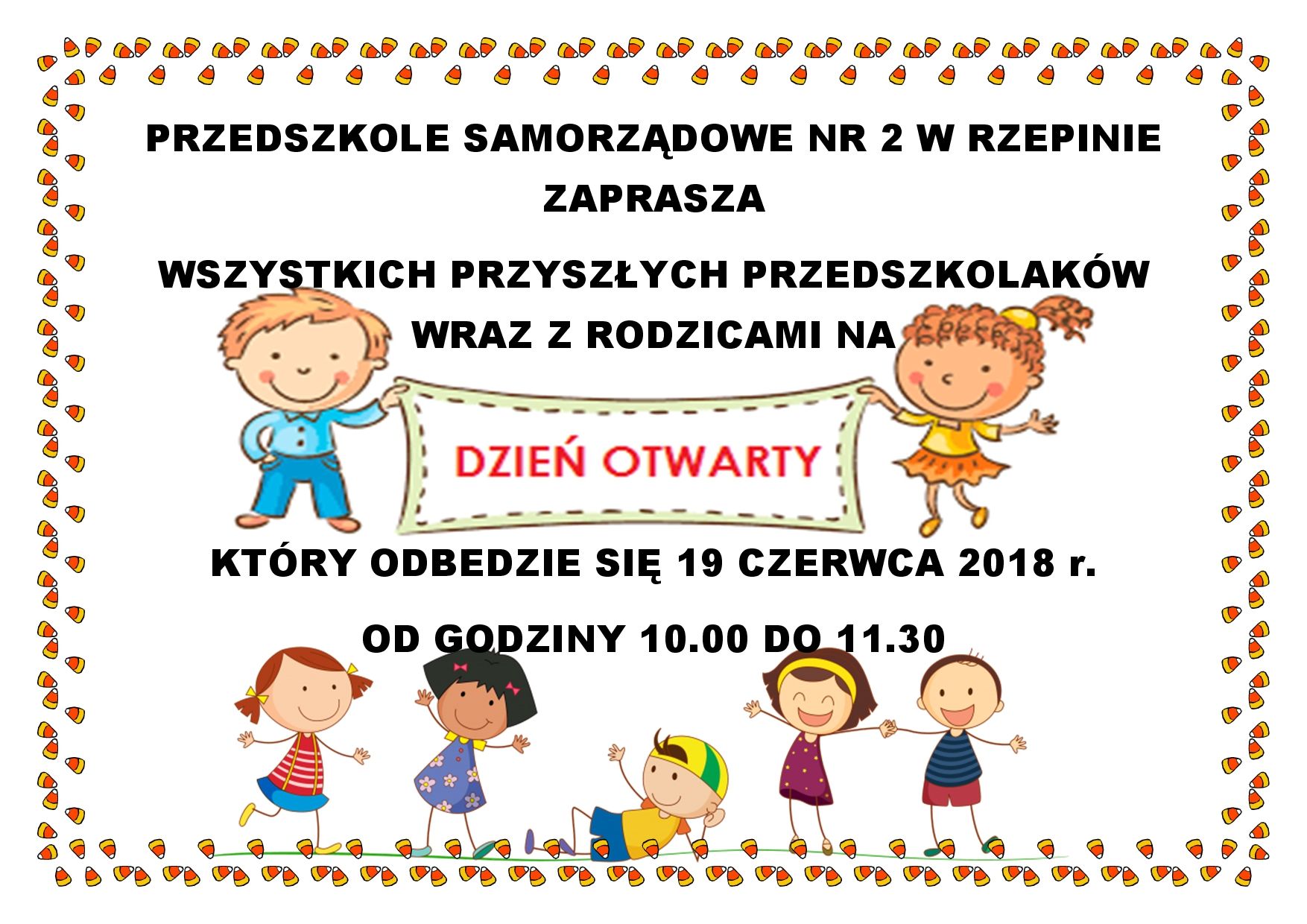 Ilustracja do informacji: Dzień otwarty w Przedszkolu Samorządowym nr 2 w Rzepinie.