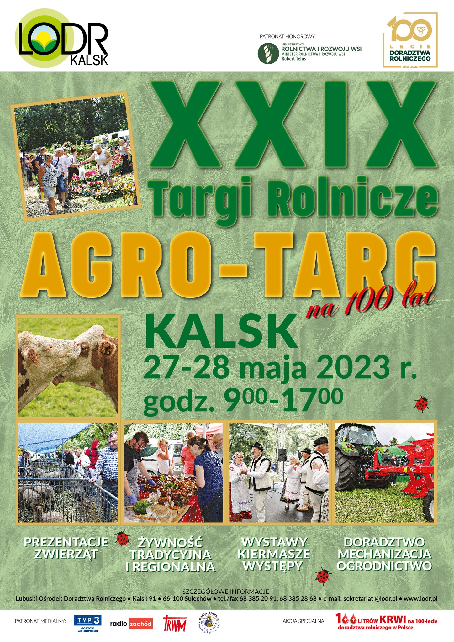 Ilustracja do informacji: Zapraszamy na Targi Rolnicze AGRO TARG w Kalsku 