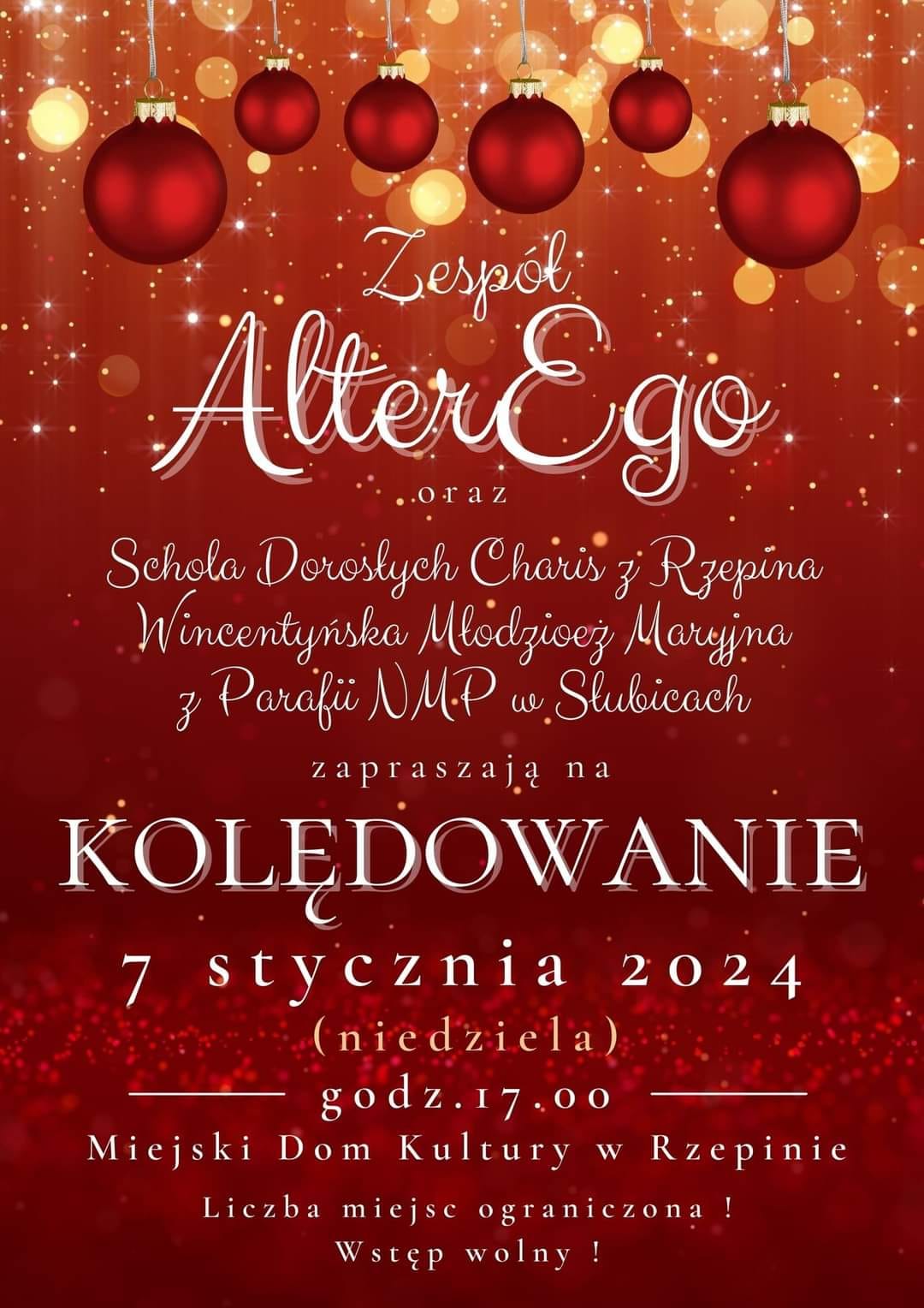 Ilustracja do informacji: Koncert kolęd i piosenek świątecznych w MDK w Rzepinie